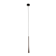 Faro Diana 400 - hanglamp - Ø 3,2 x 40 cm - 6W LED incl. - donkerbruin