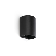 Faro Sole - wandlamp - 8 x 10 x 6,5 cm - zwart