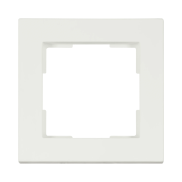 Ion Industries V1 - enkelvoudig afdekraam - mat wit