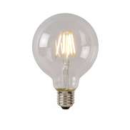 Lucide LED class B filament lamp - Ø 8 x 12,2 cm - E27 - 7W dimbaar - 2700K - transparant