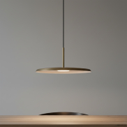 Artdelight Osorne - hanglamp - Ø 35 x 143,5 cm - 7W LED incl. - brons