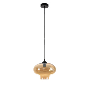 Artdelight Toronto - hanglamp - Ø 26,5 x 175 cm - amber