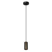 Artdelight Milano - hanglamp - Ø 6,5 x 150 cm - licht brons
