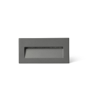 Faro Mani - buiten wandverlichting - 15,1 x 7,6 x 5,8 cm - 5W LED incl. - IP65 - donkergrijs