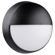 Century Italia Oasi CCT - wand/plafondlamp - Ø 21,5 x 8 cm - 14W LED incl. - IP65 - zwart