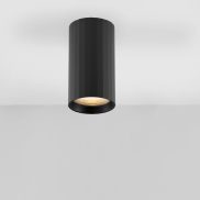 Nova Luce Mare - plafondlamp - Ø 5,5 x 10 cm - zandzwart