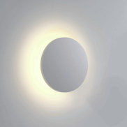 ONE Light Backlight Range - buiten wandverlichting - Ø 16,3 x 6 cm - 7W LED incl. - IP54 - wit