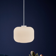 Nordlux Milford - hanglamp - Ø 30 x 323,5 cm - wit
