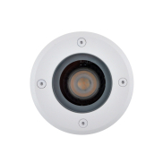Lichtkoning Hades - ronde grondspot voor buiten - Ø 110 mm, Ø100 mm inbouw - IP67 - wit