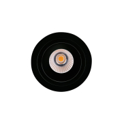Maxlight Hiden - inbouwspot - Ø 95 mm, Ø 90 mm inbouwmaat - 10W LED incl. - zwart