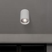 Nova Luce Loyd - opbouwspot - Ø 6 x 8 cm - wit