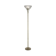 Searchlight Linea - staanlamp - Ø 26 x 179 cm - antiek messing