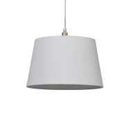 Searchlight Clyde Tapered Shade - lampenkap - Ø 30 x 19 cm - wit