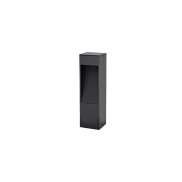 Nova Luce Maddi - tuinpaal - 8,5 x 30 x 7,5 cm - 7W LED incl. - IP65 - zandzwart
