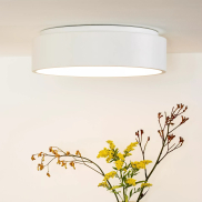 Lucide Talowe Led - plafondlamp - Ø 45 x 13 cm - 30W dimbare LED incl. - wit