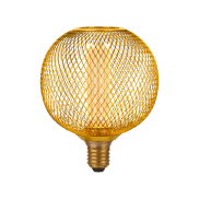 Searchlight Deco LED - Ø 12 x 15 cm - E27 - 3,5W dimbaar - 1800K - goud