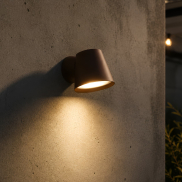 VK Lighting Kupo - buiten wandverlichting - Ø 11,5 x 11,4 cm - IP65 - roestbruin