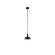 Faro Tatawin S - hanglamp - Ø 18,4 x 208,1 cm - satijnzwart en glanszwart