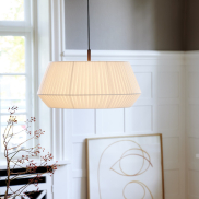 Nordlux Dicte 53 - hanglamp - Ø 53 x 29 cm - wit