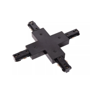 Lucide Track X-koppelstuk - 1-fase Railsysteem - 230V - Zwart