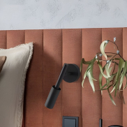 Nova Luce Joy - wandlamp - 8 x 14 x 20,5 cm - 7W LED incl. - zandzwart