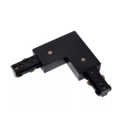 Lucide Track L-koppelstuk rechts - 1-fase Railsysteem - 230V - zwart