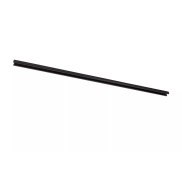 Lucide Track Opbouwrail - 1-fase Railsysteem incl. afdekplaat - 1 meter - Zwart
