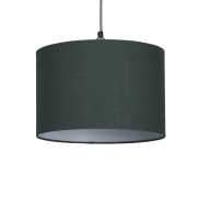 Searchlight Clyde Drum - lampenkap - Ø 30 x 20 cm - groen