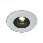 ONE Light Bathroom Range - inbouwspot - Ø 110 mm, Ø 94 mm inbouwmaat - 6W LED incl. - IP65 - wit