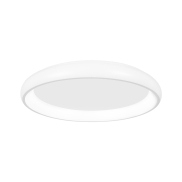 Nova Luce Albi - plafondverlichting - Ø 61 x 8,5 cm - 50W dimbare LED incl. - wit
