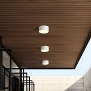 Nova Luce Judi - plafondlamp - Ø 12 x 6 cm - 10W LED incl. - IP65 - wit