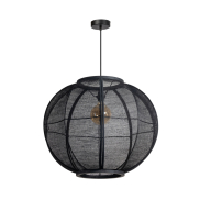 ETH Fabric - hanglamp - Ø 68 x 300 cm - zwart