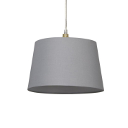 Searchlight Clyde Tapered Shade - lampenkap - Ø 30 x 19 cm - grey