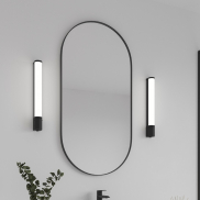 Nordlux Malaika 49 - wandlamp - 49,4 x 7 x 5,5 cm - 6W LED incl.  - IP44 - zwart