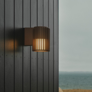 Nordlux Aludra N - buiten wandverlichting - 12,4 x 16,8 x 17,4 cm - IP54 - bruin