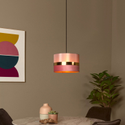 Lucide Extravaganza Tusse - hanglamp - Ø 30 x 152,5 cm - roos