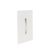 Nova Luce Passaggio - inbouw wandverlichting - 37 x 37 mm, Ø 32 mm inbouwmaat - 1W LED incl. - IP54 - wit