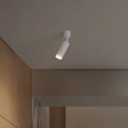 Nova Luce Comet - plafondlamp - Ø 4 x 17 cm - zandwit