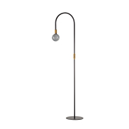 ETH Pike  - vloerlamp - Ø 30 x 180 cm - messing en zwart