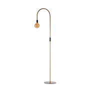 ETH Pike  - vloerlamp - Ø 30 x 180 cm - zwart en messing