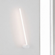Nova Luce Synthesi - wandlamp - 6 x 10 x 60 cm - 17W LED incl. - zandwit