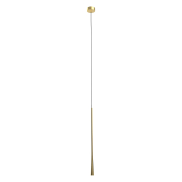 Maxlight Coffee - hanglamp - Ø 3 x 160 cm - 7W LED incl. - geborsteld goud
