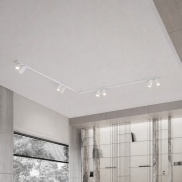 Nova Luce Oso - opbouwspot - 150 x 150 x 10,5 cm - wit
