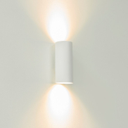 Artdelight Roulo2 - wandverlichting - Ø 6,5 x 15,4 cm - wit