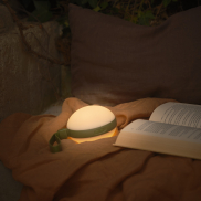 Nordlux Bring To-Go 12 - draagbare lamp met oplaadbare batterij - 12 x 26 x 9,3 cm - 1W LED incl. - IP54 - wit en groen
