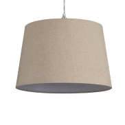 Searchlight Clyde Tapered Shade - lampenkap - Ø 40 x 26 cm - naturel linnen