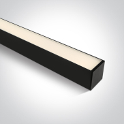 ONE Light LED Linear Profiles - plafond/hanglamp - 120 x 7,5 x 7,5 cm - instelbare lichtsterkte 20W/30W/40W LED incl. - wit - instelbare lichtkleur