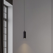 Nova Luce Holm - hanglamp - Ø 13 x 300 cm - 12W dimbare LED incl. - zwart
