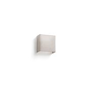 Faro Otton square - wandlamp - 10,8 x 20 x 20,5 cm - lichte jute