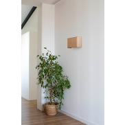 Faro Otton vertical - wandlamp - 10,5 x 20 x 37,5 cm - jute